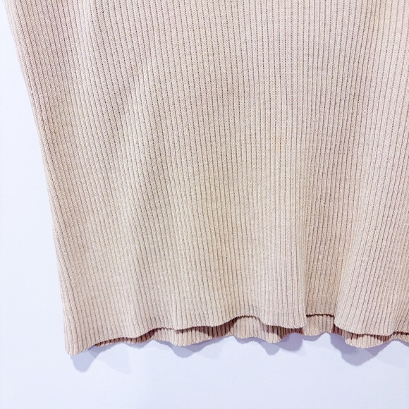 GLORIA VANDERBILT Vintage beige ribbed tank top - Picture 6 of 6